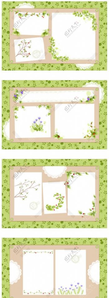 花朵相框图片