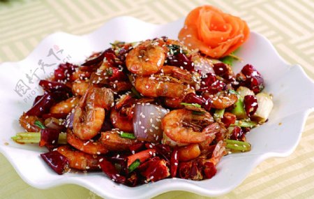 南国香辣虾蟹图片