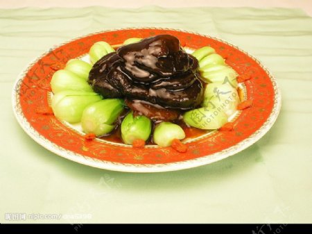 菌香青菜图片