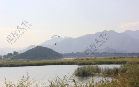 十三陵水库风景图片