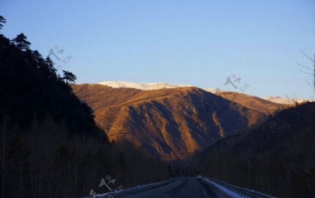 冬日五台山图片