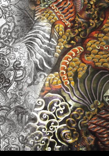 手绘传统精美花纹6图片