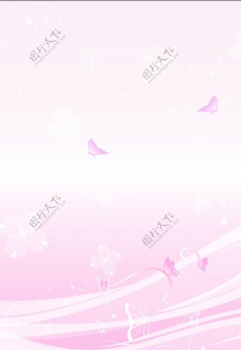 移门粉色蝴蝶图片