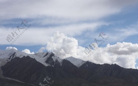 昆仑山雪峰图片