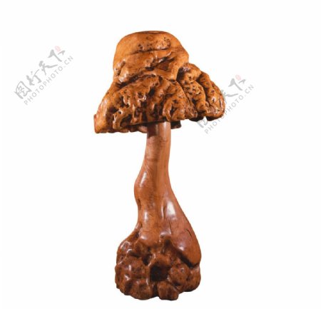 蘑菇石雕图片