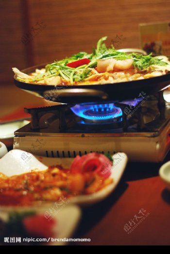 韩式火锅料理图片