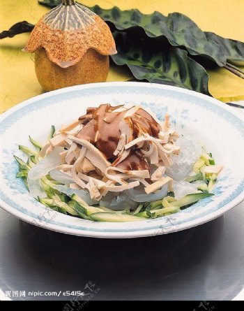 中式传统美食凉拌菜图片