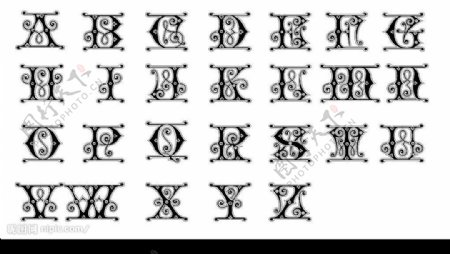 26字母变体图片
