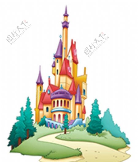 迪士尼百丽公主城堡图片