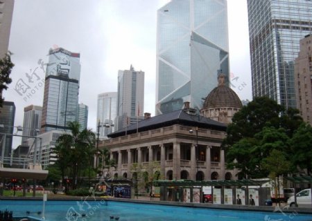 香港市区景色图片