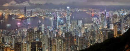 香港唯美夜景图片