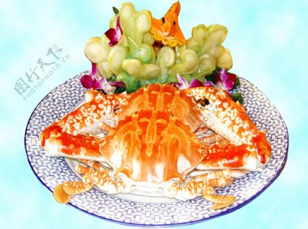 潮式冻红蟹蟹皇潮菜图片