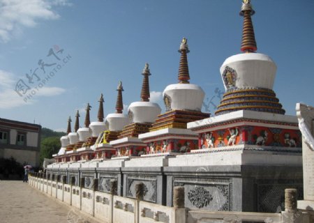 中国佛教圣地塔尔寺图片