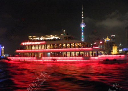 黄埔江夜景图片