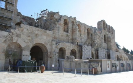 雅典卫城古歌剧院图片