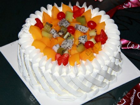 生日蛋糕水果蛋糕图片