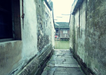 乌镇小巷图片