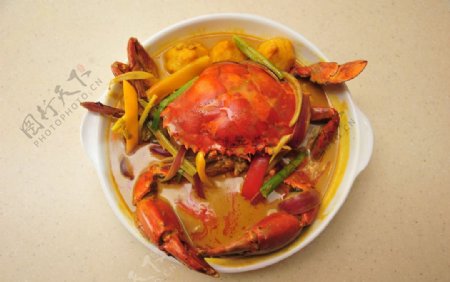 泰国咖喱蟹图片