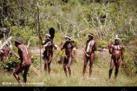 非洲原始部落图片