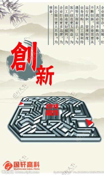 创新展板图片