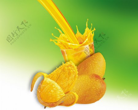 芒果芒果汁图片