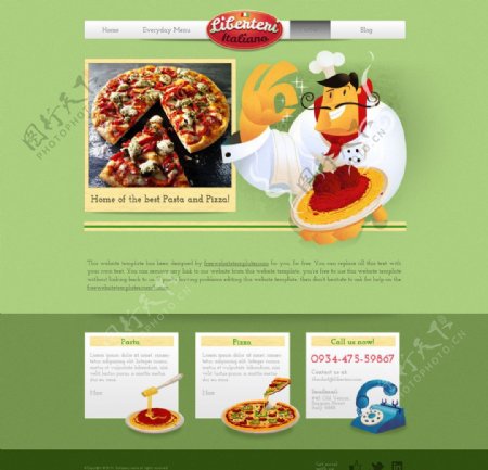 经典披萨网站图片