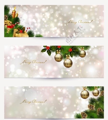 圣诞banners横幅图片