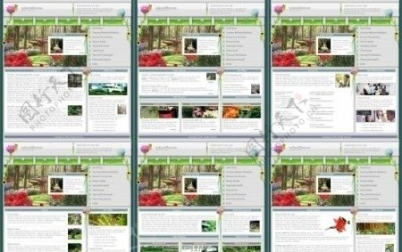 欧美绿化网页图片