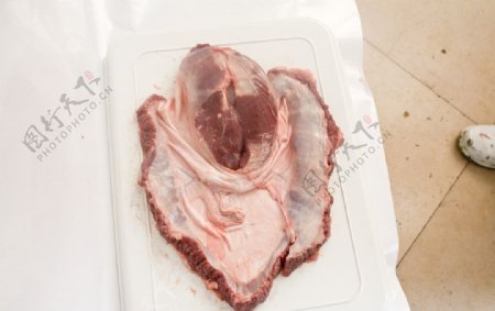 猪肉护心肉图片