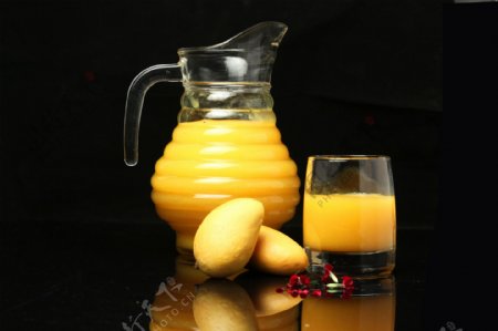 养生芒果汁图片