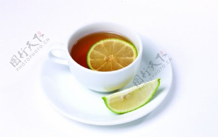 茶柠檬茶图片