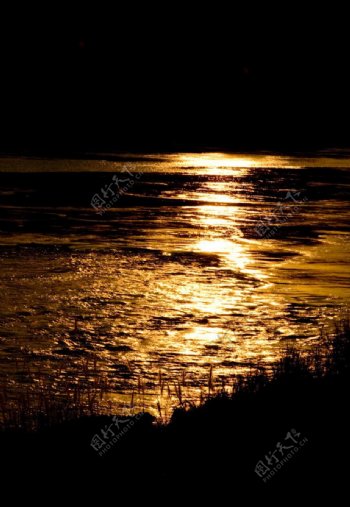 来宾红水河夕阳图片