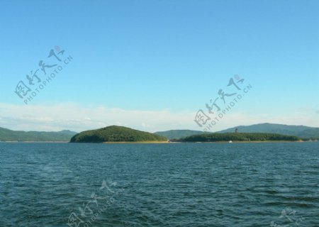 山湖图片