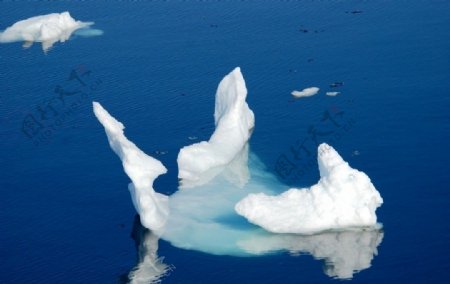 北极冰山图片