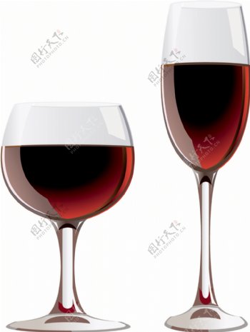 红酒酒杯图片