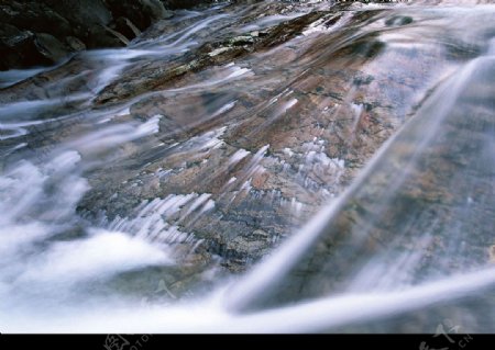 高清风景照清溪自然55瀑布图片