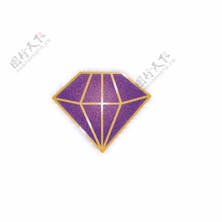 紫色钻石图片