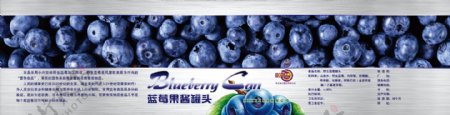 蓝莓果酱图片
