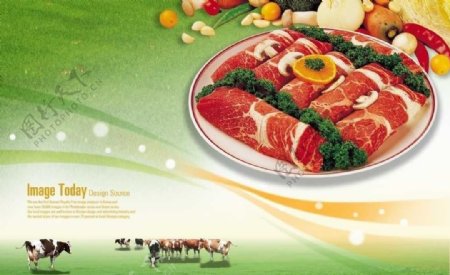 牛肉牛排肥牛食物食材图片