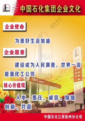 中国石化集团企业文化加油站图片
