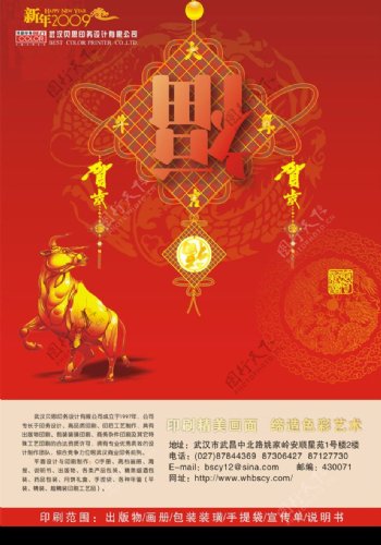 公司2009挂历封面图片