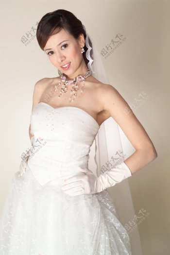 国外婚纱摄影样片美丽新娘图片