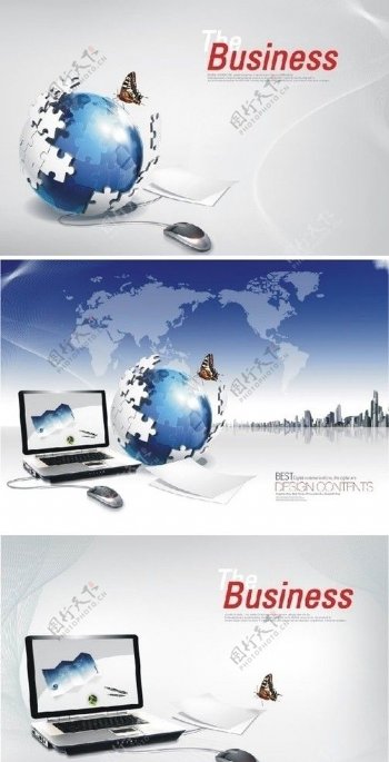 科技电脑海报商业图片