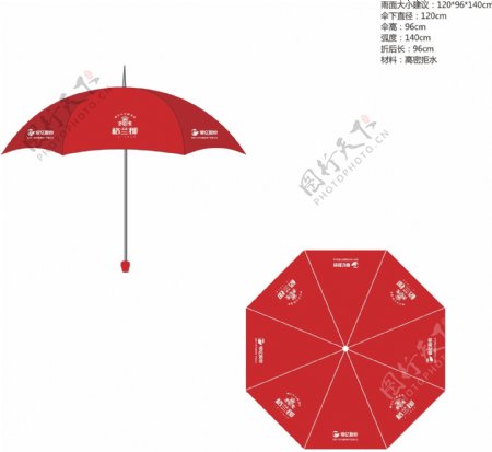 房地产VI雨伞图片