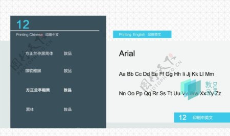 VI设计标准文字图片