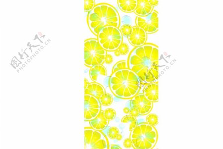 柠檬水滴分层图图片