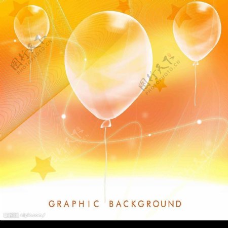 梦幻晶莹透明19透明气球图片