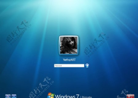 windows7登录界面模板图片