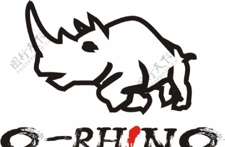 老犀牛皮具logo图片