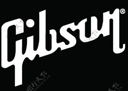 Gibson吉他logo素材图片